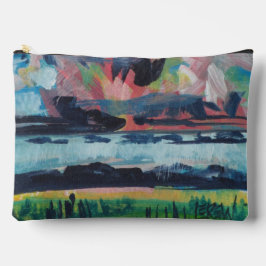 Quick Showers 2 Painting / Artist Larry Lerew アクセサリーポーチ