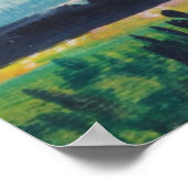 Quick Showers 2 Painting / Artist Larry Lerew ポスター (角)