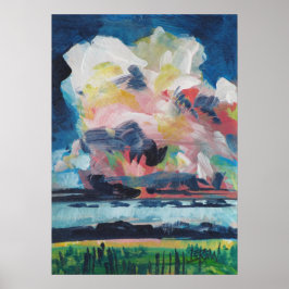 Quick Showers 2 Painting / Artist Larry Lerew ポスター