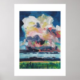 Quick Showers 2 Painting / Artist Larry Lerew ポスター