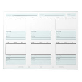 「Quick Storyboarding」メモ帳 ノートパッド