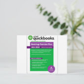 Quickbooks Desktop Premier 2024- intquickbooks.com ポストカード (スタンド正面)