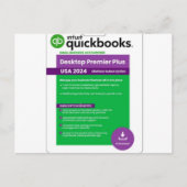 Quickbooks Desktop Premier 2024- intquickbooks.com ポストカード (正面)
