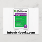 Quickbooks Desktop Premier 2024- intquickbooks.com ポストカード (正面)
