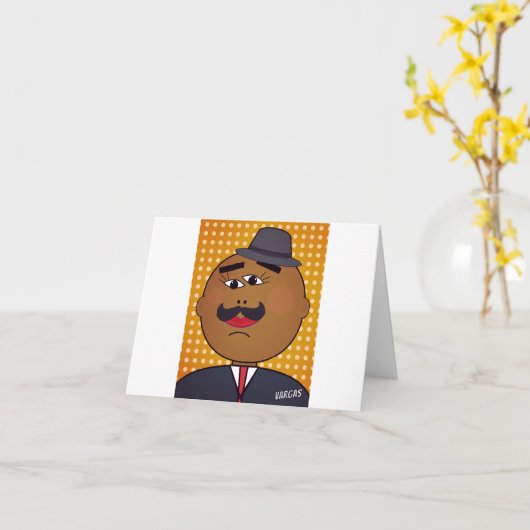 QUICKDRAW Greeting Card Horizontal カード (黄色い花)