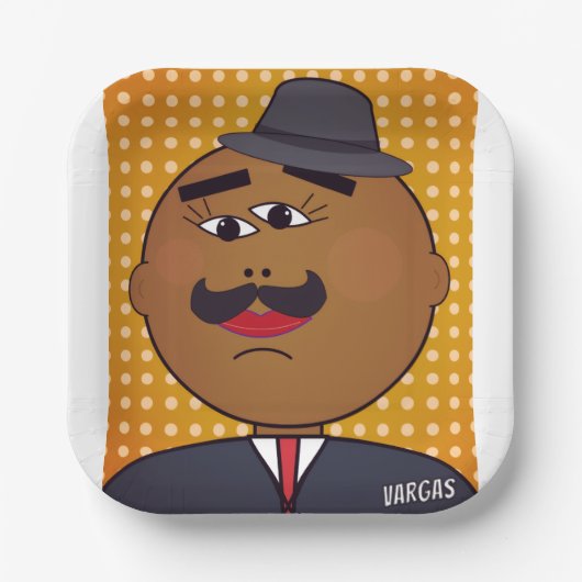 QUICKDRAW Square Paper Plate ペーパープレート (正面)