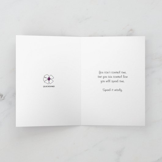 Quicksand_A_Greeting カード (内部)