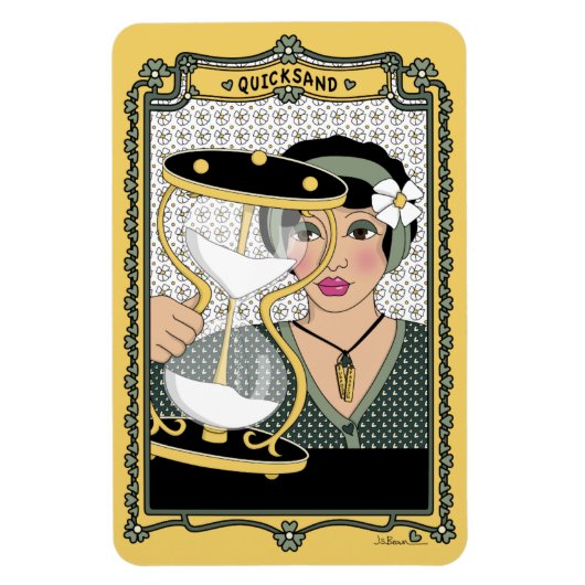 Quicksand_C_4x6冷蔵庫 マグネット (縦)