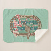 QUIDDITCH™ビクトリーはスウィートホリデークッキーグラフィック シェルパブランケット (正面(横))