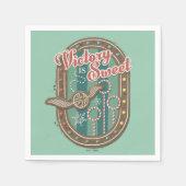 QUIDDITCH™ビクトリーはスウィートホリデークッキーグラフィック スタンダードカクテルナプキン (正面)