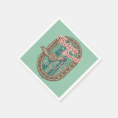 QUIDDITCH™ビクトリーはスウィートホリデークッキーグラフィック スタンダードカクテルナプキン (角)