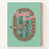 QUIDDITCH™ビクトリーはスウィートホリデークッキーグラフィック ノートブック (裏面)