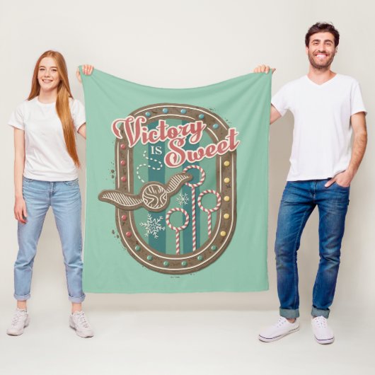 QUIDDITCH™ビクトリーはスウィートホリデークッキーグラフィック フリースブランケット (インサイチュ)