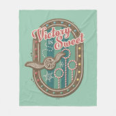 QUIDDITCH™ビクトリーはスウィートホリデークッキーグラフィック フリースブランケット (正面)