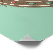 QUIDDITCH™ビクトリーはスウィートホリデークッキーグラフィック ポスター (角)