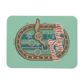 QUIDDITCH™ビクトリーはスウィートホリデークッキーグラフィック マグネット (横)