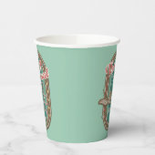 QUIDDITCH™ビクトリーはスウィートホリデークッキーグラフィック 紙コップ (左)