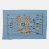 QUIDDITCH™ワールドカップブルーポスター キッチンタオル (横)