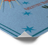 QUIDDITCH™ワールドカップブルーポスター ポスター (角)