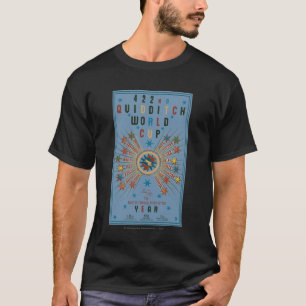 QUIDDITCH™ワールドカップブルーポスター Tシャツ