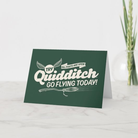QUIDDITCH™募集ポスター カード (正面)