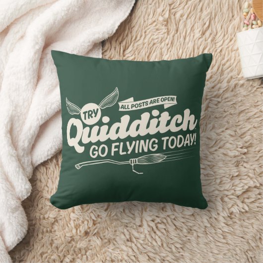 QUIDDITCH™募集ポスター クッション (ブランケット)