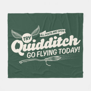 QUIDDITCH™募集ポスター フリースブランケット