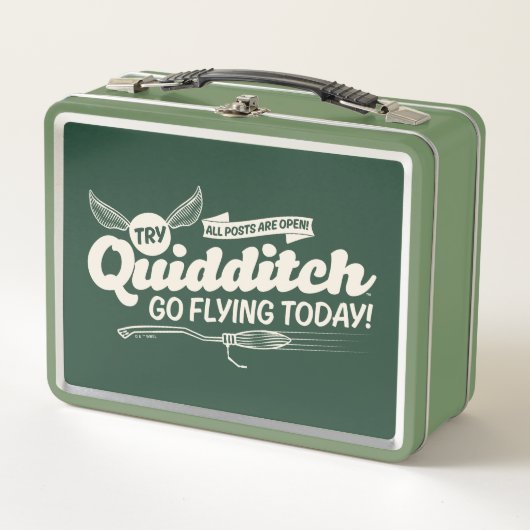 QUIDDITCH™募集ポスター メタルランチボックス (正面)