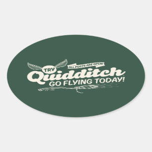 QUIDDITCH™募集ポスター 楕円形シール