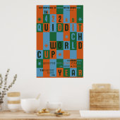 QUIDDITCH™ W杯市松模様ポスター ポスター (キッチン)