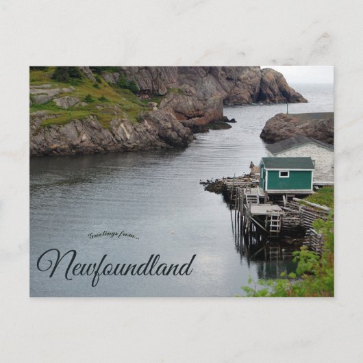 Quidi Vidi Newfoundland Canada ポストカード (正面)