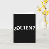 Quien Spanish Teacher Funny Back To School  カード (黄色い花)