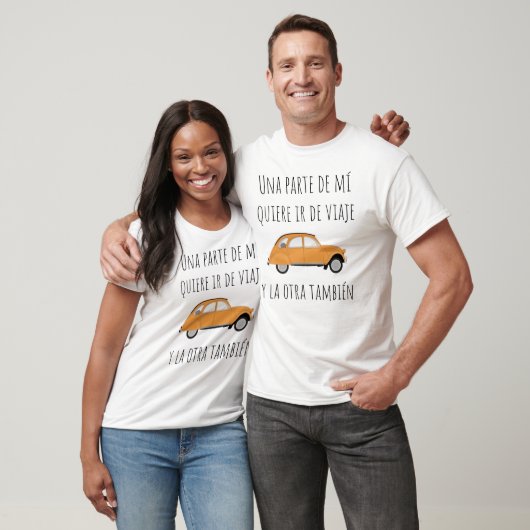 Quiere ir de viaje en 2cv tシャツ (ユニセックス)