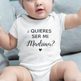 Quieres Ser Mi Madrina Godmother提案 ベビーボディスーツ