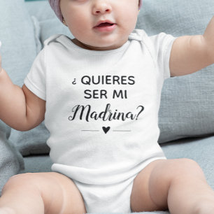 Quieres Ser Mi Madrina Godmother提案 ベビーボディスーツ