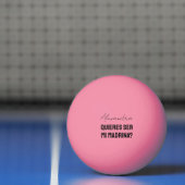 Quieres Ser Mi Madrina Godparent Proposal Player 卓球ボール (ネット)