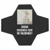 Quieres Ser Mi Padrino Godparent Proposal Futbol サッカーボール (フラット)