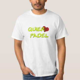 Quiero padel tシャツ