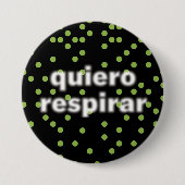 quiero respirarボタン 缶バッジ (正面)