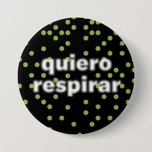 quiero respirarボタン 缶バッジ (正面)