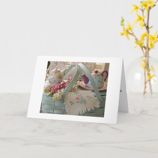 QUIETとおもしろいのタイム誕生日カード カード (黄色い花)