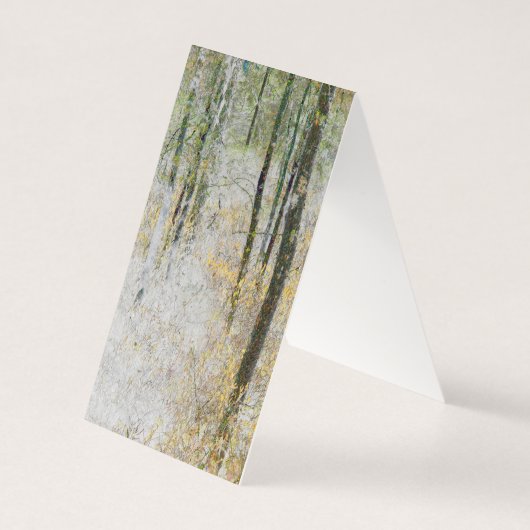 "Quiet" – 森の木々の写真を変換 (裏面)