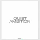 Quiet Ambition Minimalist Laptop Sticker シール (シート)
