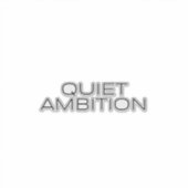 Quiet Ambition Minimalist Laptop Sticker シール (正面)