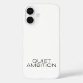 Quiet Ambition Sleek Phone Protector Case-Mate iPhoneケース (裏面)