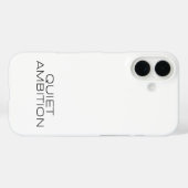 Quiet Ambition Sleek Phone Protector Case-Mate iPhoneケース (裏面 (横))