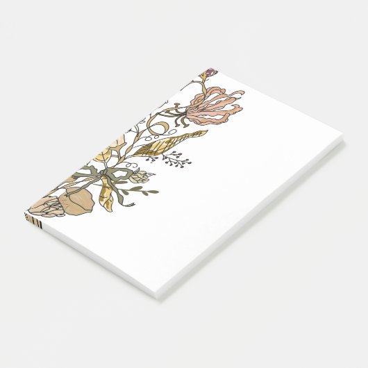 Quiet beauty Notepad ポストイット (アングル)