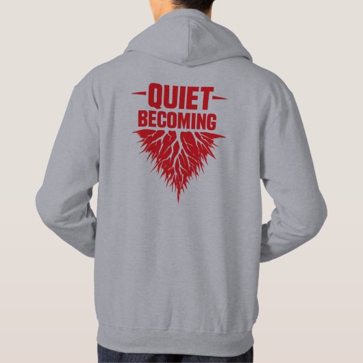 Quiet Becoming パーカ (裏面)