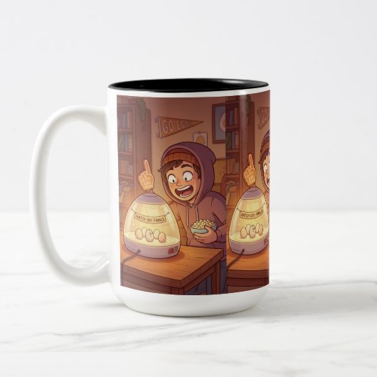 Quiet Before the Hatch ツートーンマグカップ (左)