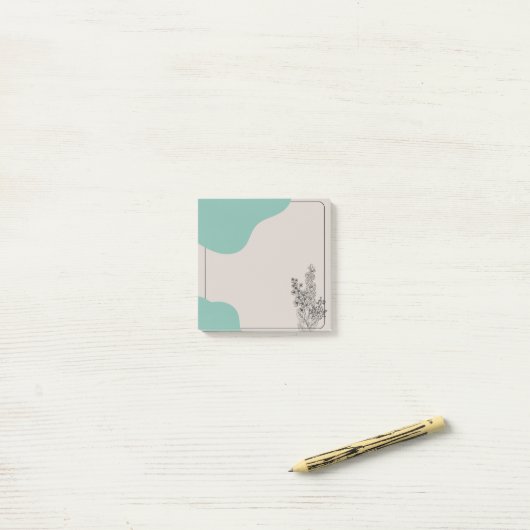 Quiet Botanicals Floral ポストイット (デスク上)